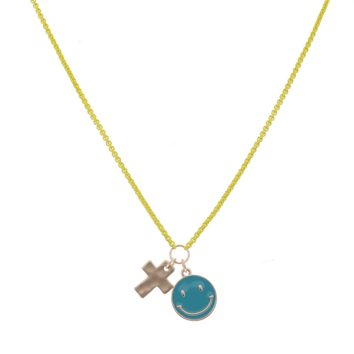 JM Kids Colored Box Chain Necklace