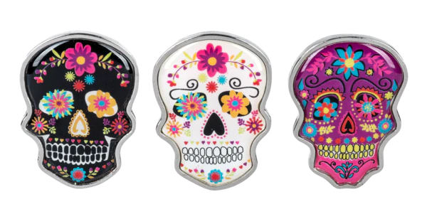 Sugar Skull Charm Pocket Token