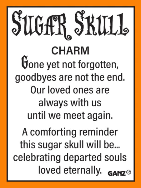 Sugar Skull Charm Pocket Token