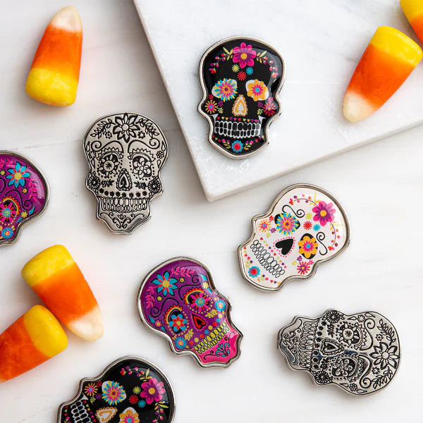 Sugar Skull Charm Pocket Token