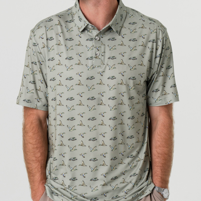 BURLEBO FLYING DUCKS PERFORMANCE POLO