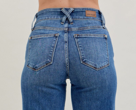 Judy Blue Daisy Double Button Denims