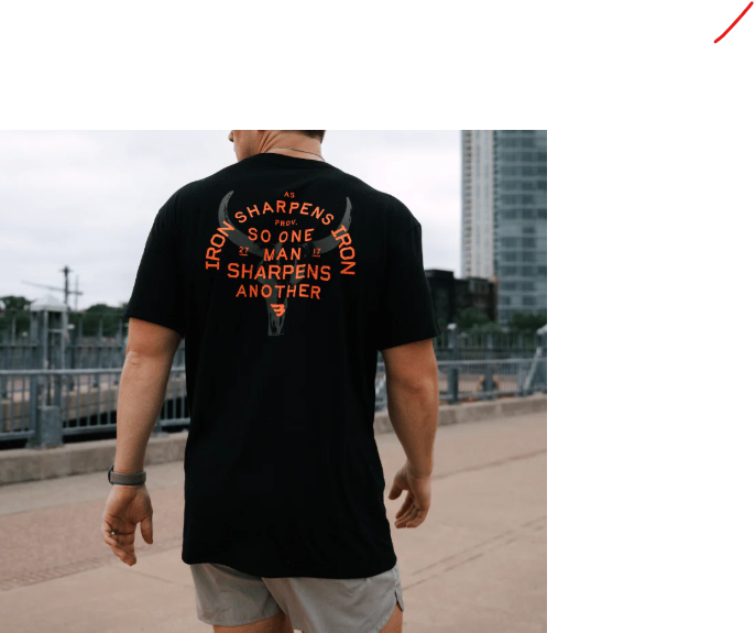 Proverbs 27:17 Burlebo Tee