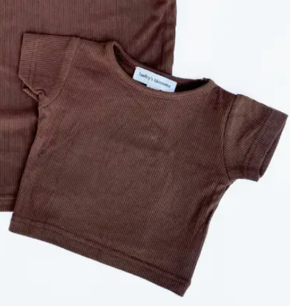 Girls Ava Ribbed Tee