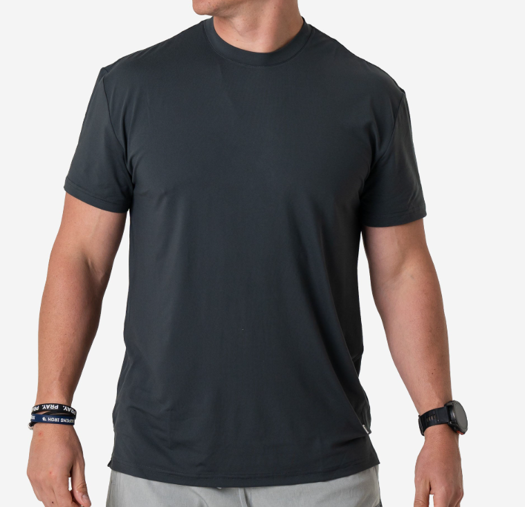 GUN METAL GREY GO TO TEE