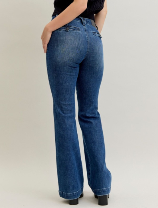 Judy Blue Mid Rise Trouser Bootcut
