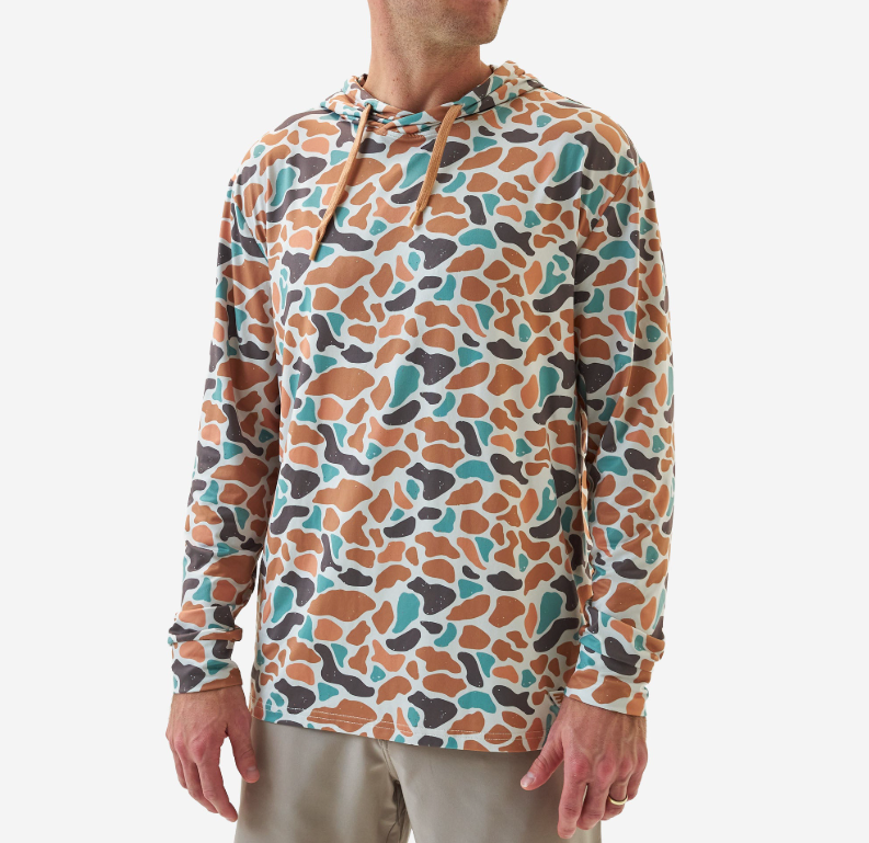 BURLEBO PERFORMANCE HOODIE- BAYSIDE CAMO
