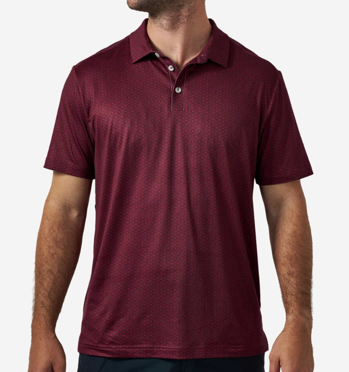 MAROON TEXAS POLO
