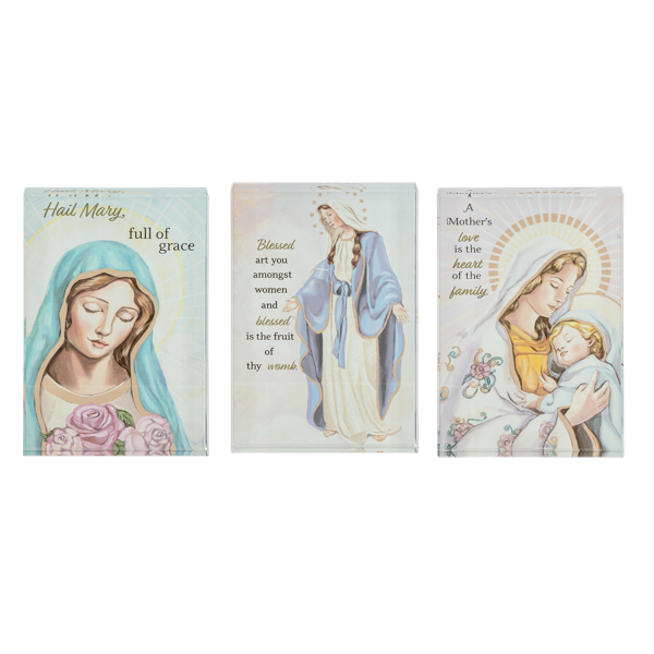 Mother Mary Desk Plaques