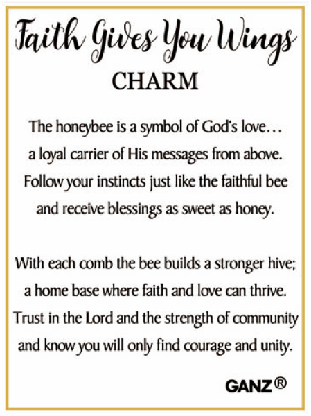 Faith Gives You Wings Charms