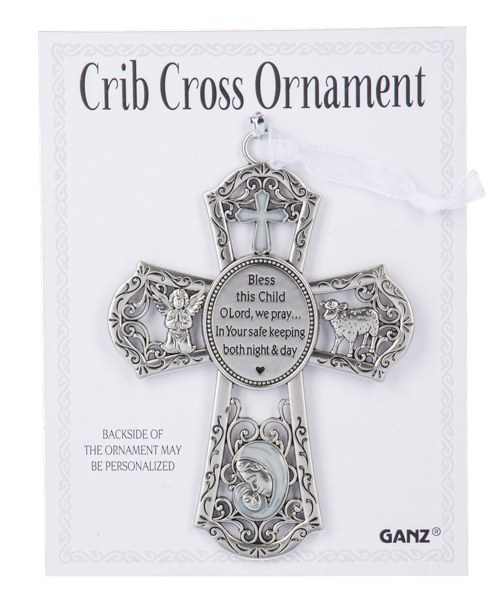 Crib Cross Ornament