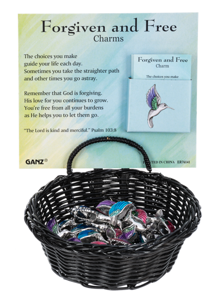 Forgiven and Free Charms in a Basket