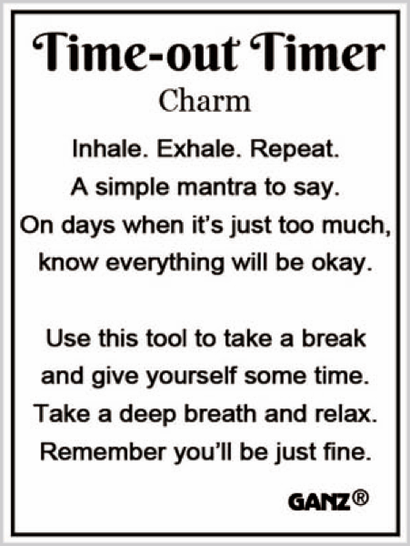Time Out Timer Charm