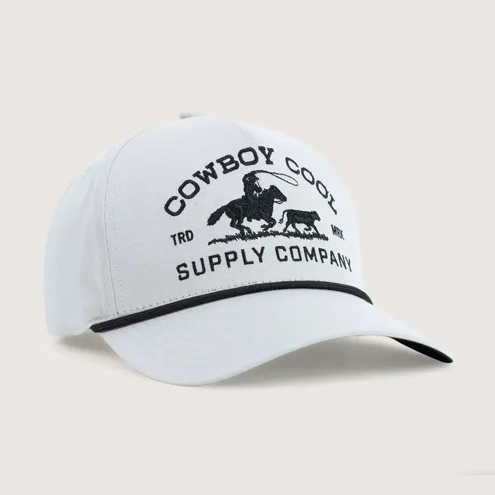 Roper Hat, Light Gray 5-Panel Pinch Front Snapback