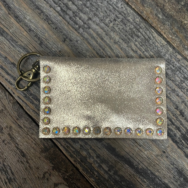 Keep It Gypsy AB Studded Leather Card Holder