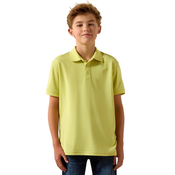 Boy's ARIAT TEK POLO Lime Sherbert - 10071424
