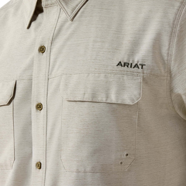 ARIAT VENTTEK OUTBOUND FITTED Burnt Olive- MENS SHIRT - 10071762