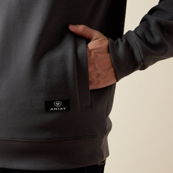 ARIAT 10079647 Men's Core 1/4 Zip Sweatshirt Dark Shadow