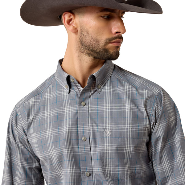 Ariat Men's Wrinkle Free Baptiste Corsair Geo Print Shirt-10079284