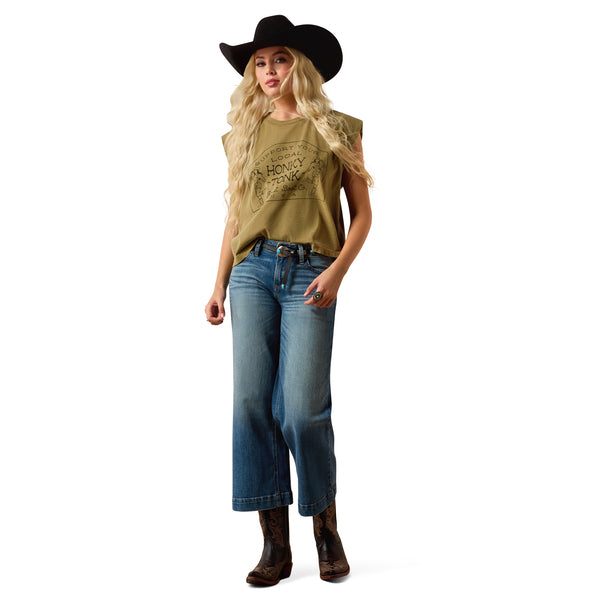 Ariat Jazmine Perfect Rise Crop Wide Jeans-10072963