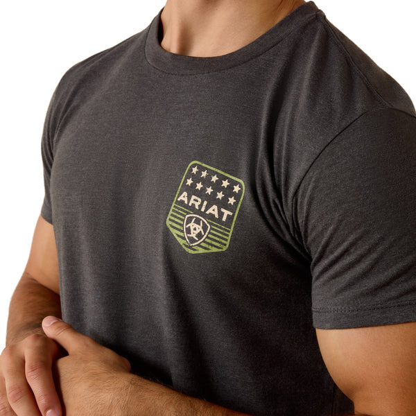 Ariat stripe Patriotic T-Shirt-100773964