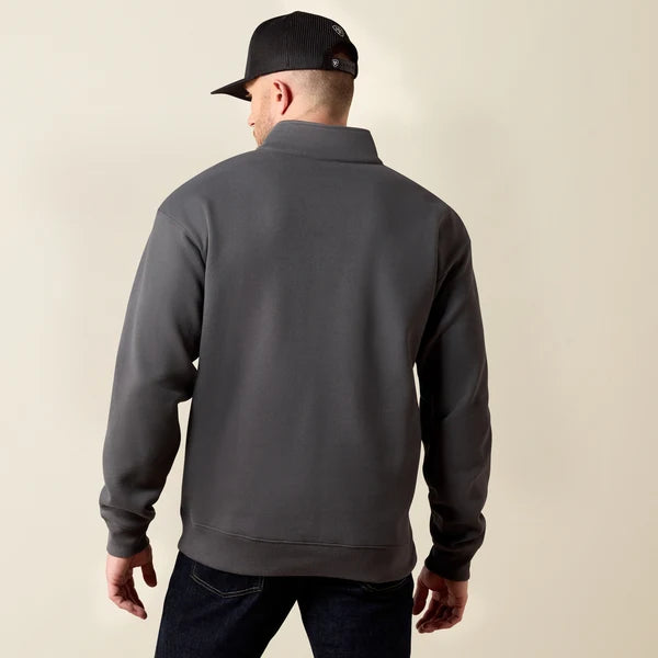 ARIAT 10079647 Men's Core 1/4 Zip Sweatshirt Dark Shadow