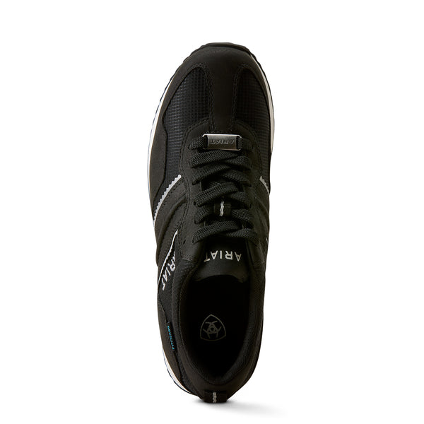 Ariat Ladies Ranch Runner H2O Lace Up Sneakers-10080372- Black