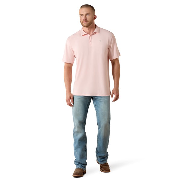 Ariat Men's AC Polo -10071432- Icy Pink