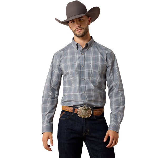 Ariat Men's Wrinkle Free Baptiste Corsair Geo Print Shirt-10079284