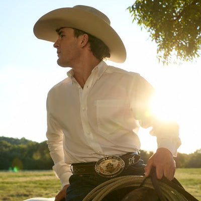 ARIAT EVERYTHING CLASSIC WHITE - MENS SHIRT - 10072739