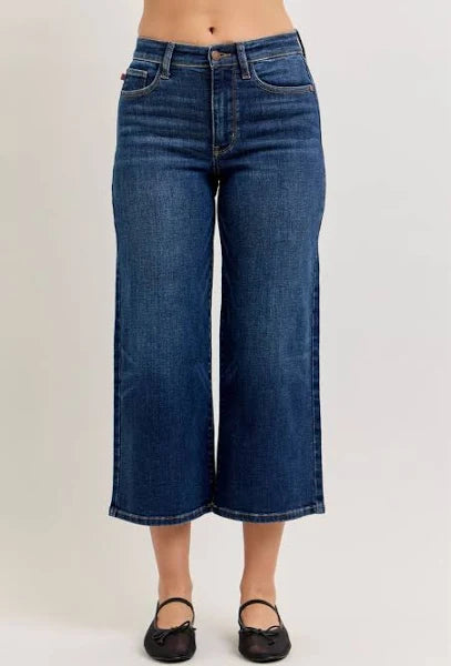 Judy Blue HW Wide Jeans