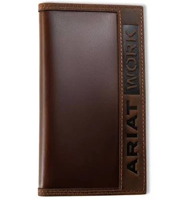 Ariat Men's Smooth Inlay Rodeo Work Wallet-A3404102