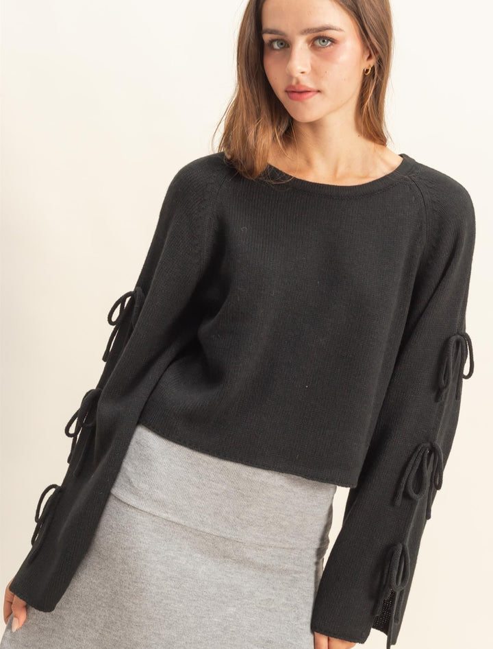 Tied Bow Sweater