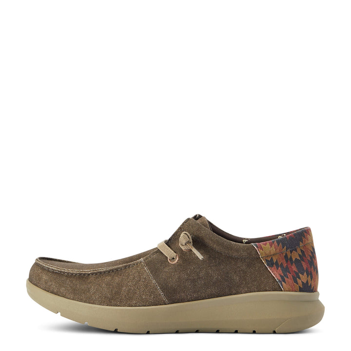 Hilo Stretch Lace Dark Tan Aztec Print