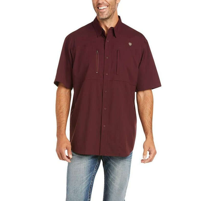 VentTEK Classic Fit Shirt- Malbec