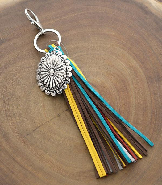 Turquoise Initial With Tassel