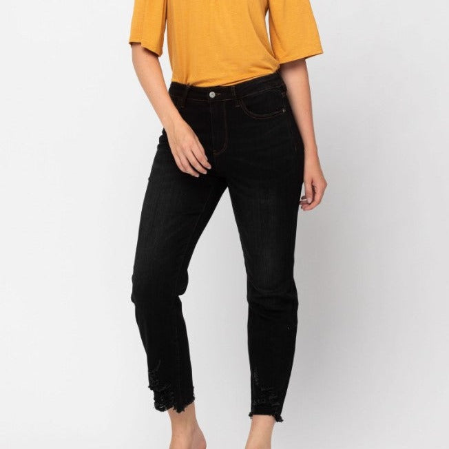 Judy Blue Sarah Cropped Straight Jeans