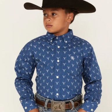 Ariat Boy's Jai Classic Fit Long Sleeve Western Shirt 10042246