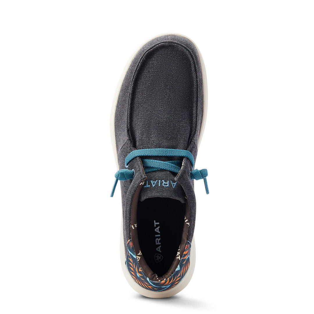 MEN'S Style No. 10044586 Hilo Stretch Lace- Charcoal Blue/ Blue Aztec