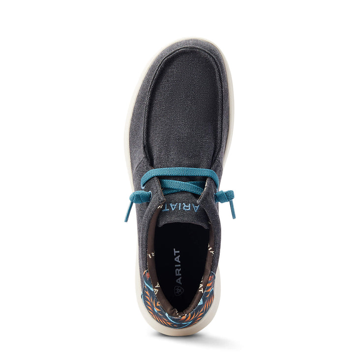 MEN'S Style No. 10044586 Hilo Stretch Lace- Charcoal Blue/ Blue Aztec