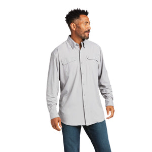 Ariat VentTEK Outbound Classic Fit Men's Shirt- Echo Grey