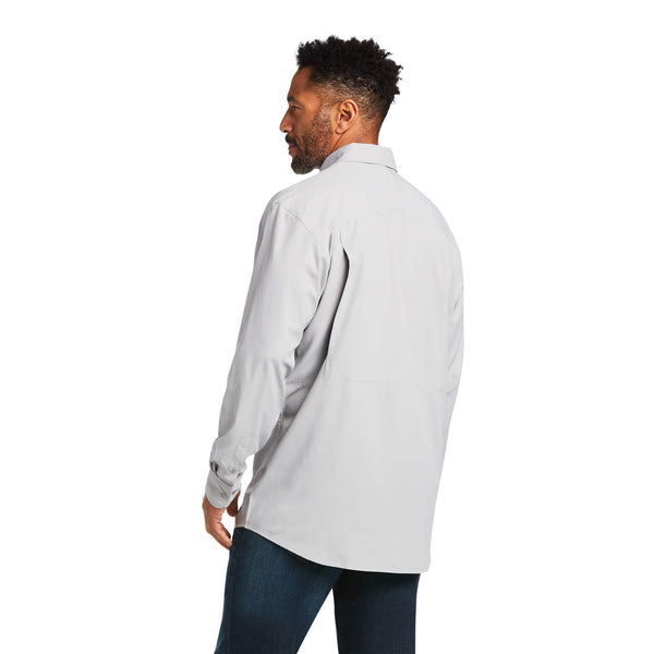 Ariat VentTEK Outbound Classic Fit Men's Shirt- Echo Grey