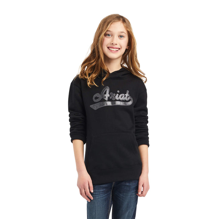 KIDS' REAL Glitter Logo Hoodie
