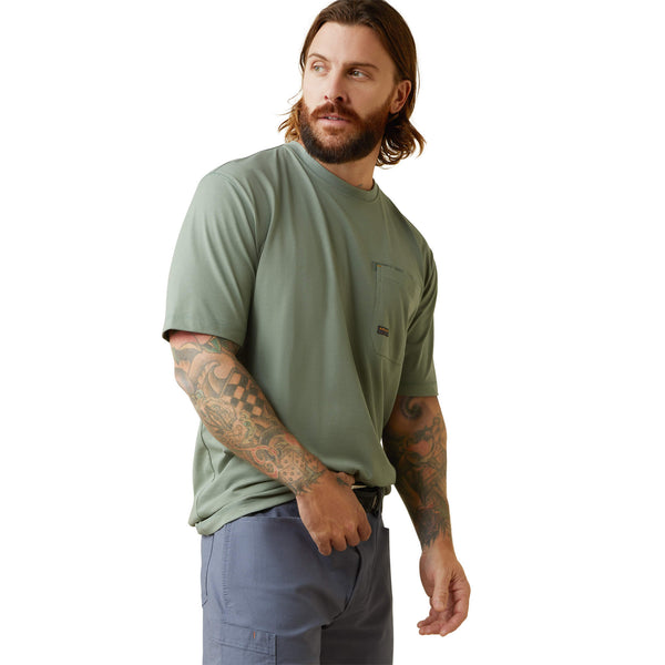 MEN'S Style No. 10043536 Rebar Workman T-Shirt-Lily Pad