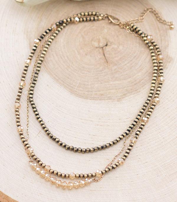 Western Navajo Inspired Layered Necklace