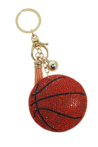 Sparkle Basketball Keychain