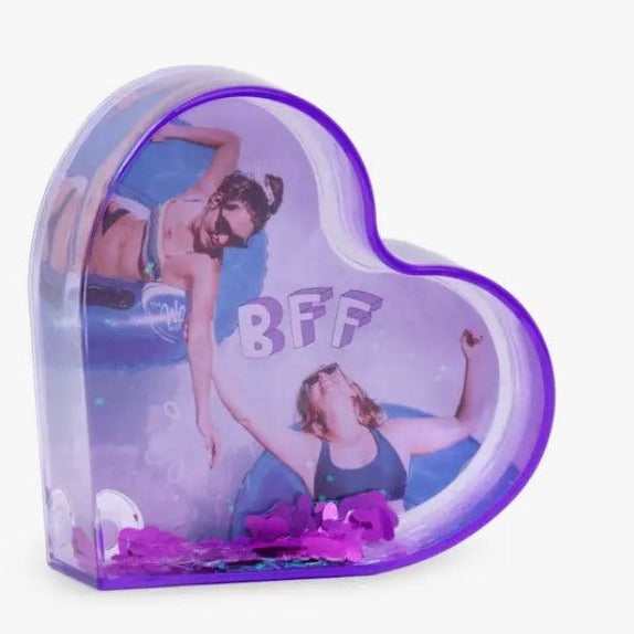 Heart Glitter Photo Frame