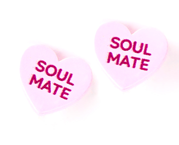 Lover Heart Stud Earrings