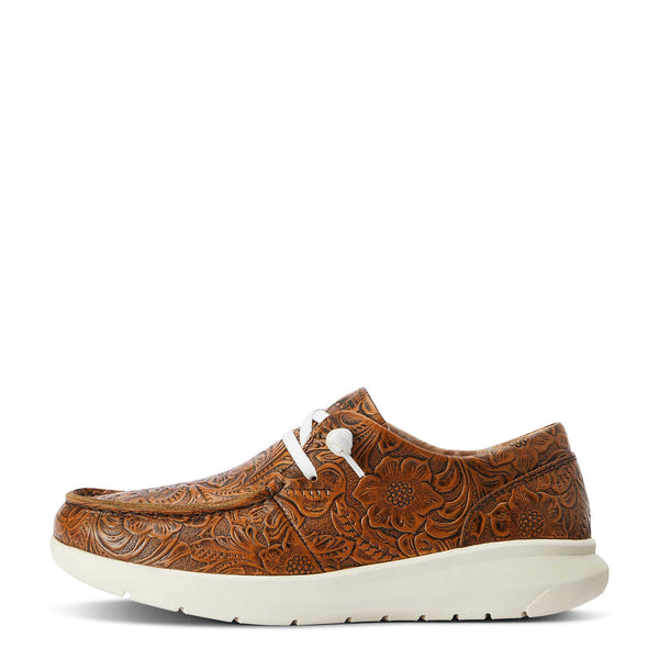 WOMEN'S Style No. 10042508 Hilo- BROWN FLORAL EMBOSS
