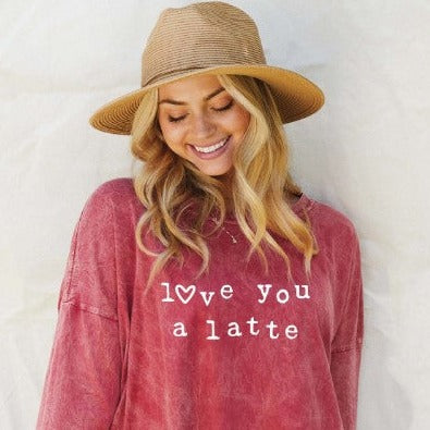 LOVE YOU A LATTE  Top
